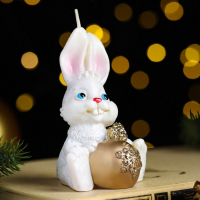 Свеча фигурная «Кролик с шариком»